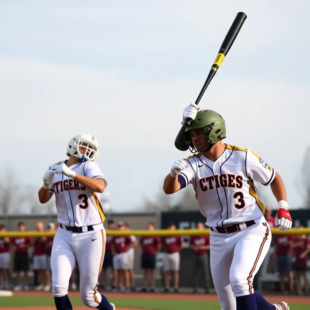 LSU Tigers Dominate Arkansas Razorbacks 4-1 in MCWS Showdown
