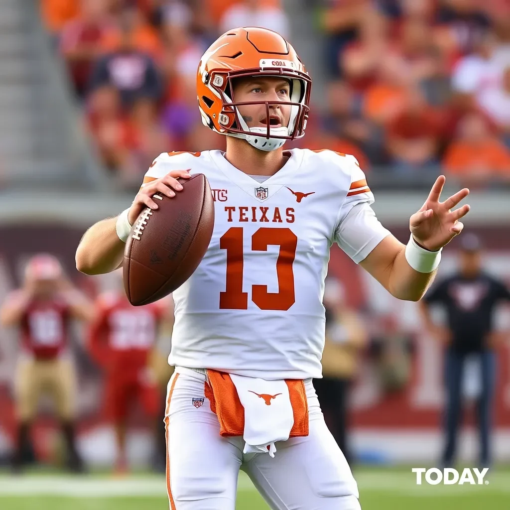 Texas Longhorns Rise to Top in USA TODAY Sports Spring College Football Rankings with New QB Arch Manning