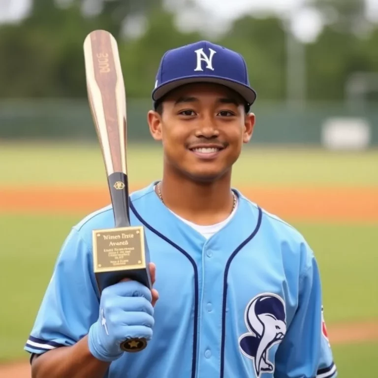 Wehiwa Aloy Wins Golden Spikes Award as Top Amateur Baseball Player in the U.S.