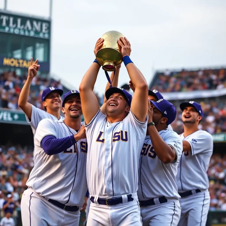 LSU Tigers Capture Eighth Title in Thrilling Men's College World Series Finale Against Coastal Carolina