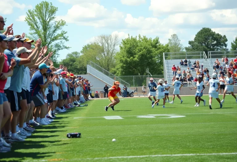 Lacrosse championship game at Canandaigua Academy
