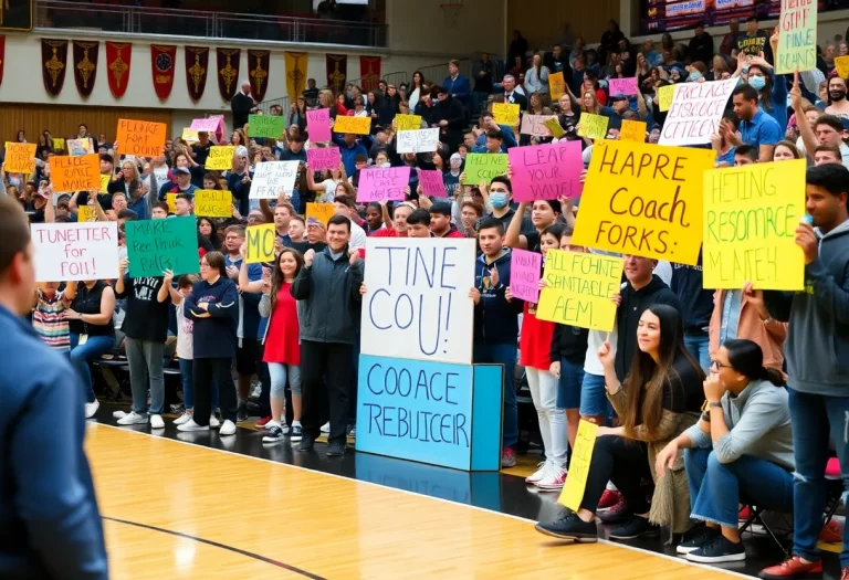 Fans rallying for coach reinstatement at Milwaukee Academy of Science