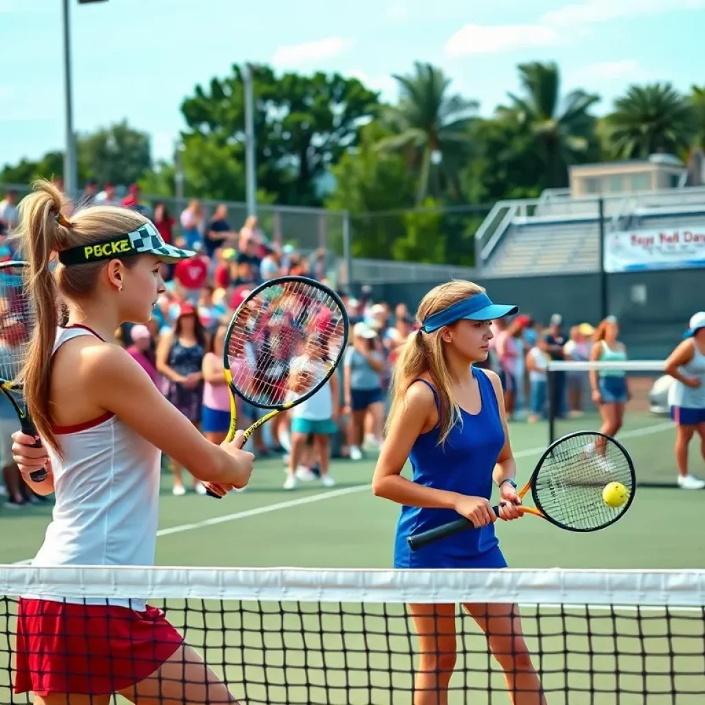 Ellsworth Eagles Tennis and Softball Teams in Action