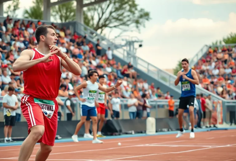 Athletes competing at the PIAA Track and Field Championships