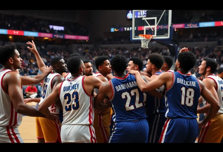 Brawl breaks out during WNBA game between Fever and Sun