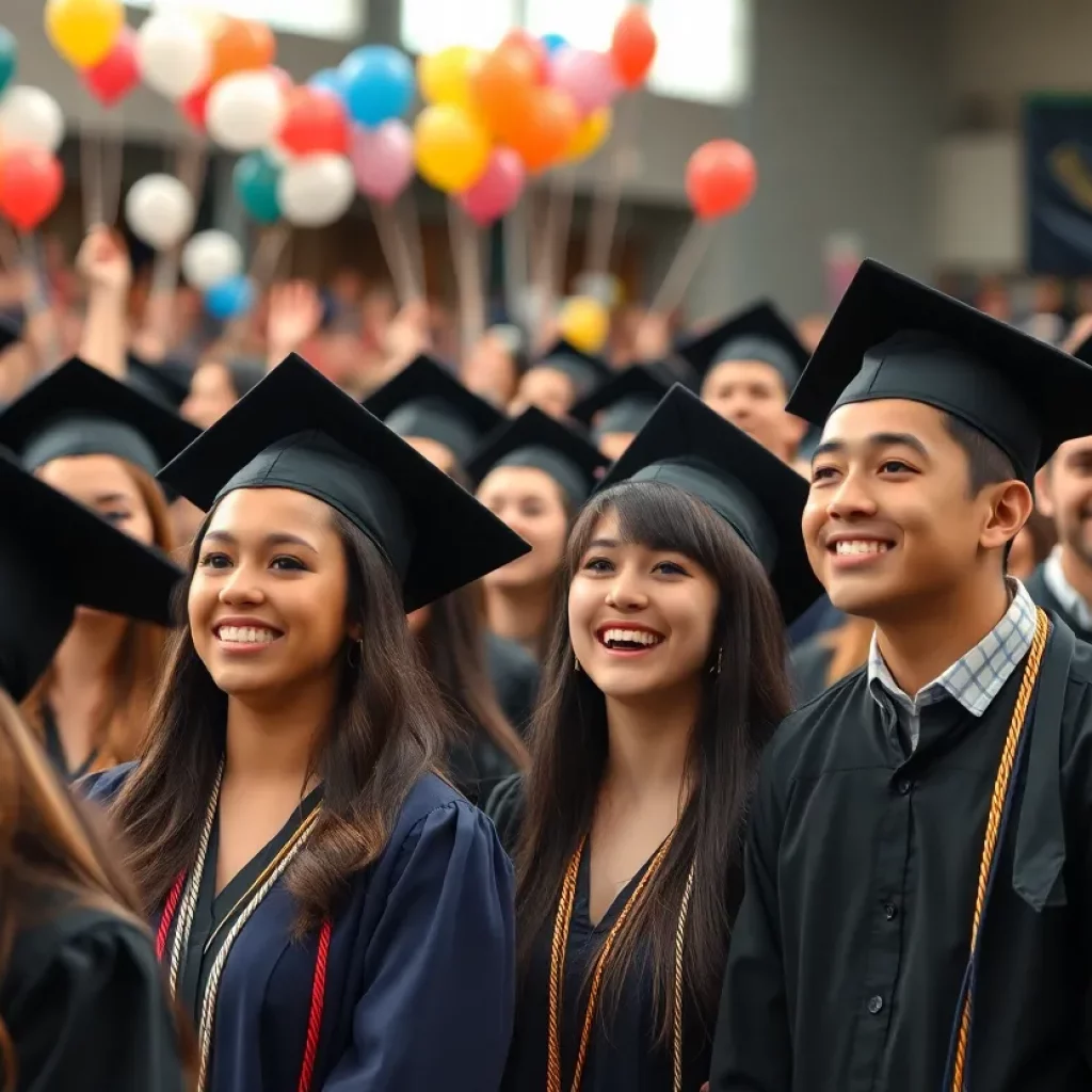 Graduation ceremony filled with excitement and community support