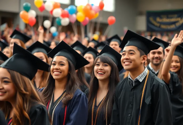 Graduation ceremony filled with excitement and community support