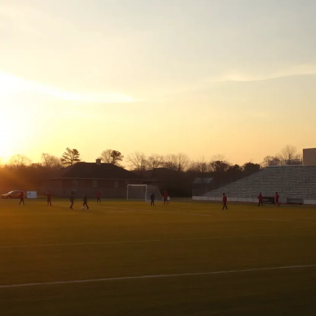 Soccer field at Green River High School
