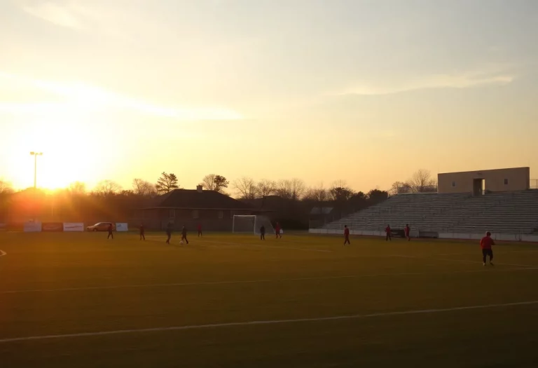 Soccer field at Green River High School
