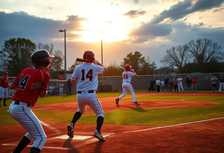Exciting high school baseball game in Missouri