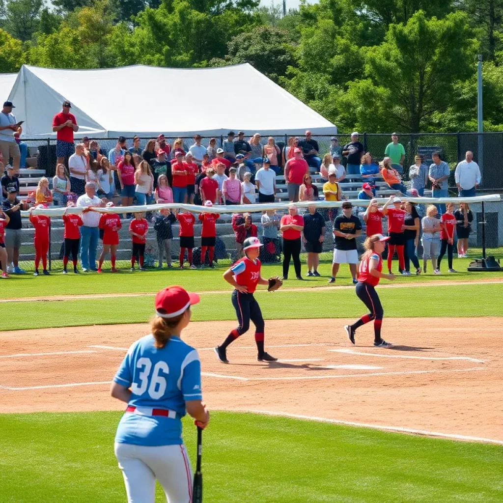 Exciting moment from Minnesota high school softball tournament in Mankato