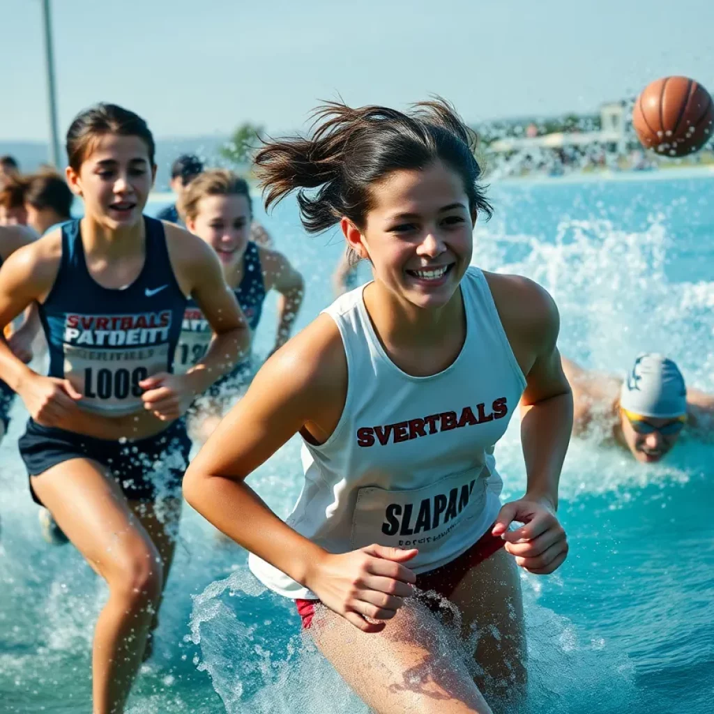 Athletes competing in high school sports during the 2024-25 season