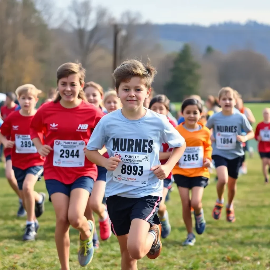 Local cross country runners competing in Huntsville