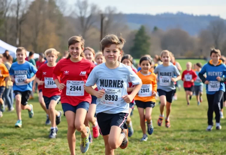 Local cross country runners competing in Huntsville