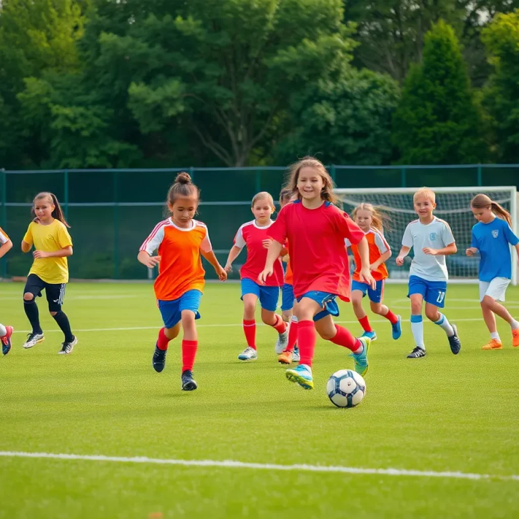 Boys soccer practice at Lebanon High School