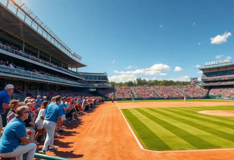Softball game at Michigan State's Secchia Stadium