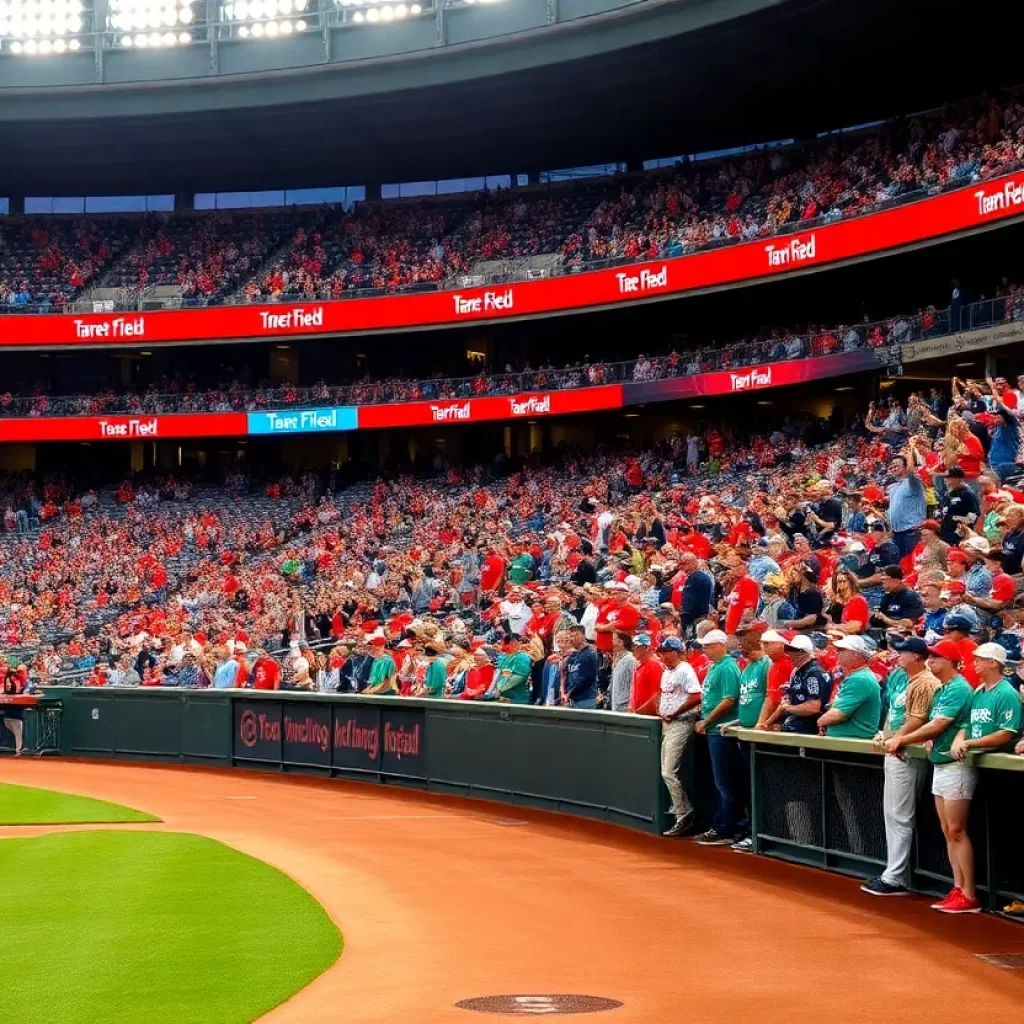 Crowd at Minneapolis High School Baseball Championship
