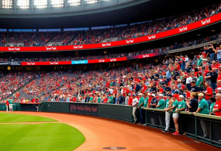 Crowd at Minneapolis High School Baseball Championship