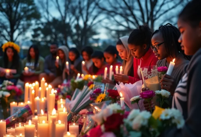 Vigil for two young athletes lost to gun violence