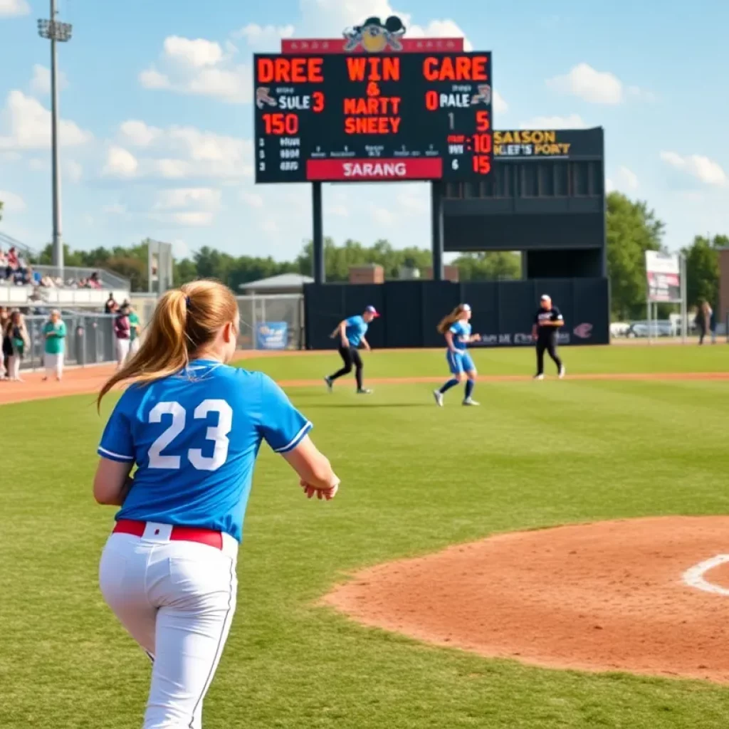 Taunton Tigers celebrating their state championship win on the field.