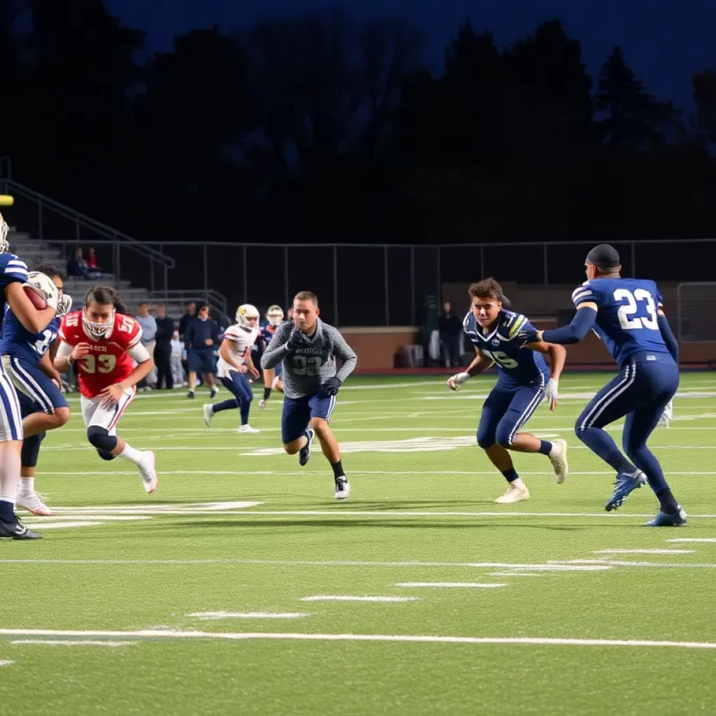 Inclusive high school sports competition featuring diverse athletes