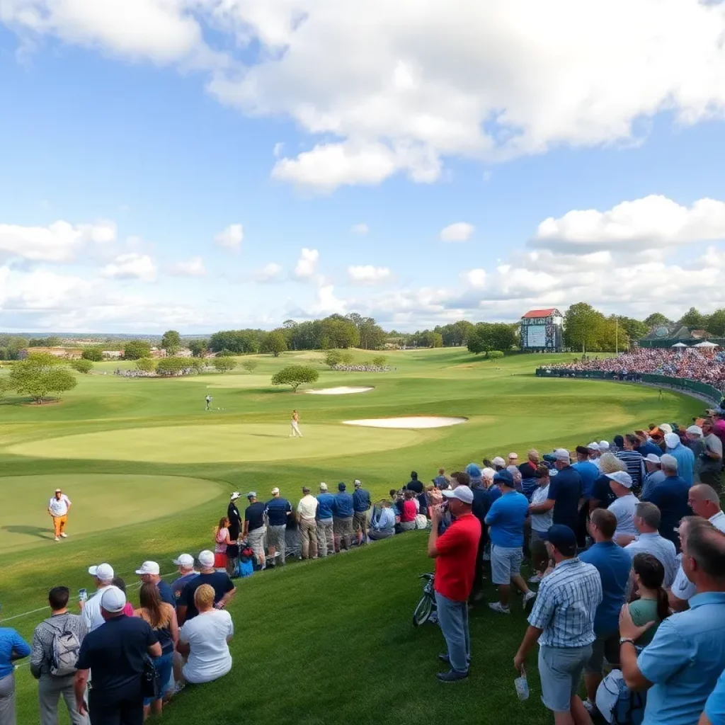 Landscape of Oakmont Country Club during the U.S. Open