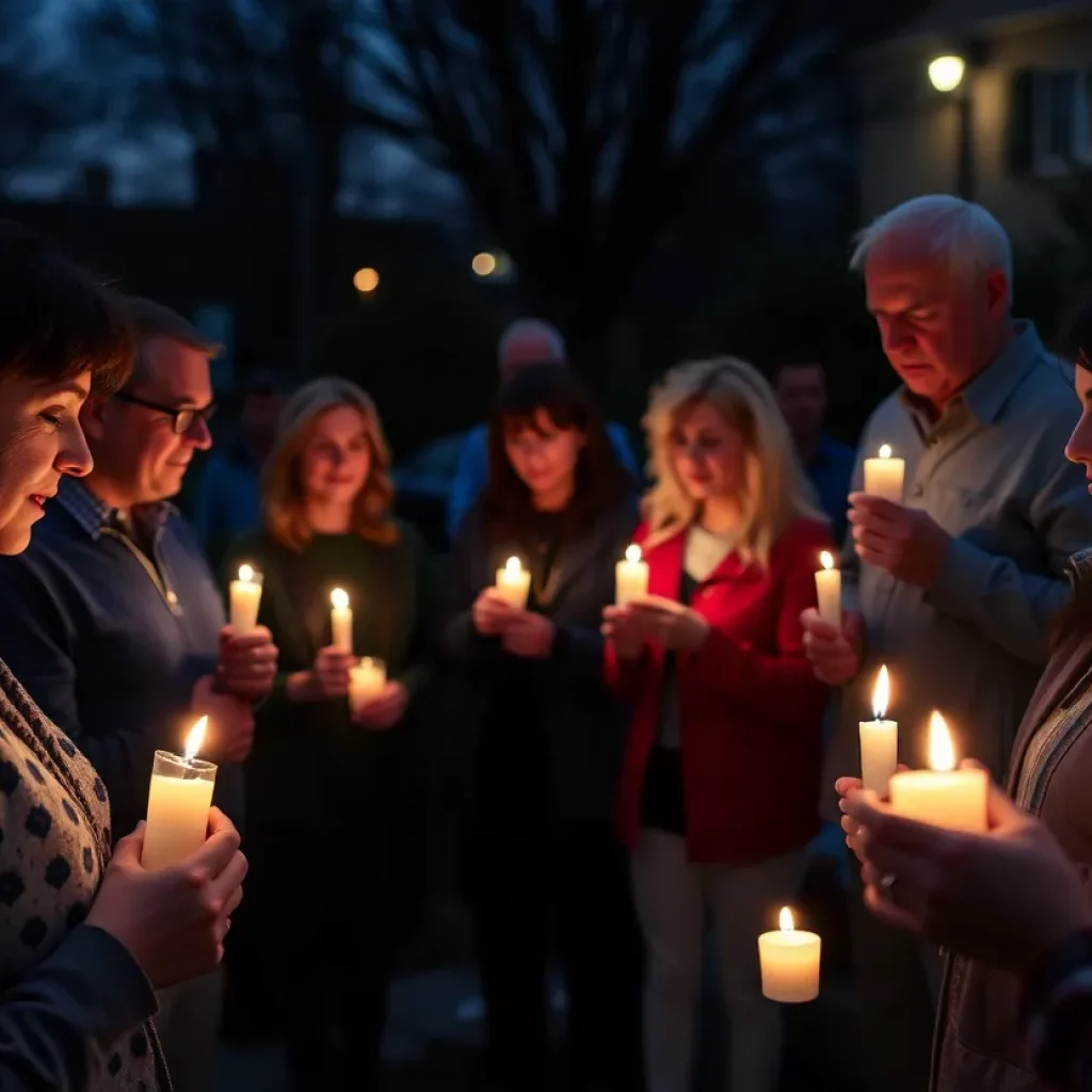Vigil for Camden football star Xyere Brooks
