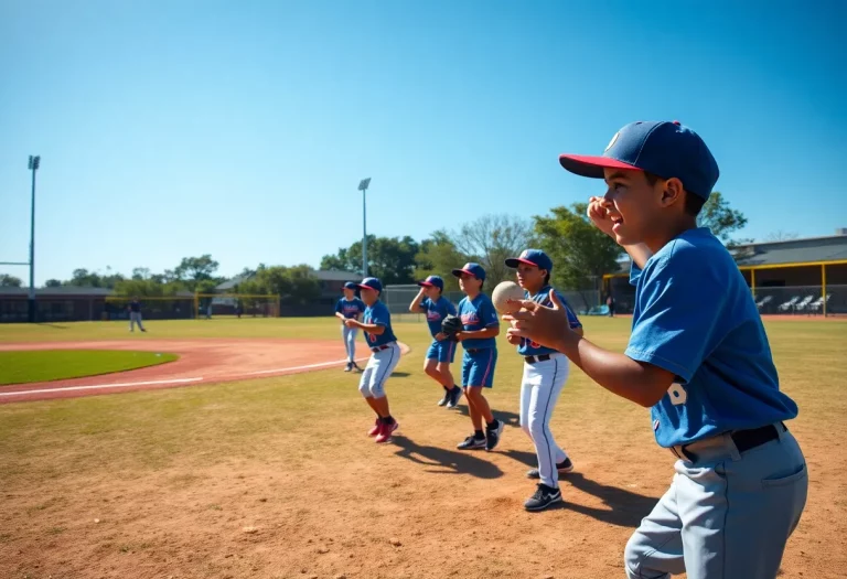 Students practicing baseball at West Jessamine High School
