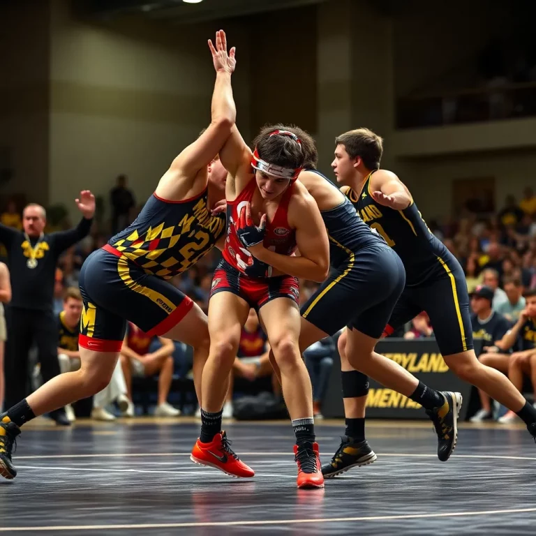 Maryland Upsets Michigan in Thrilling Wrestling Match