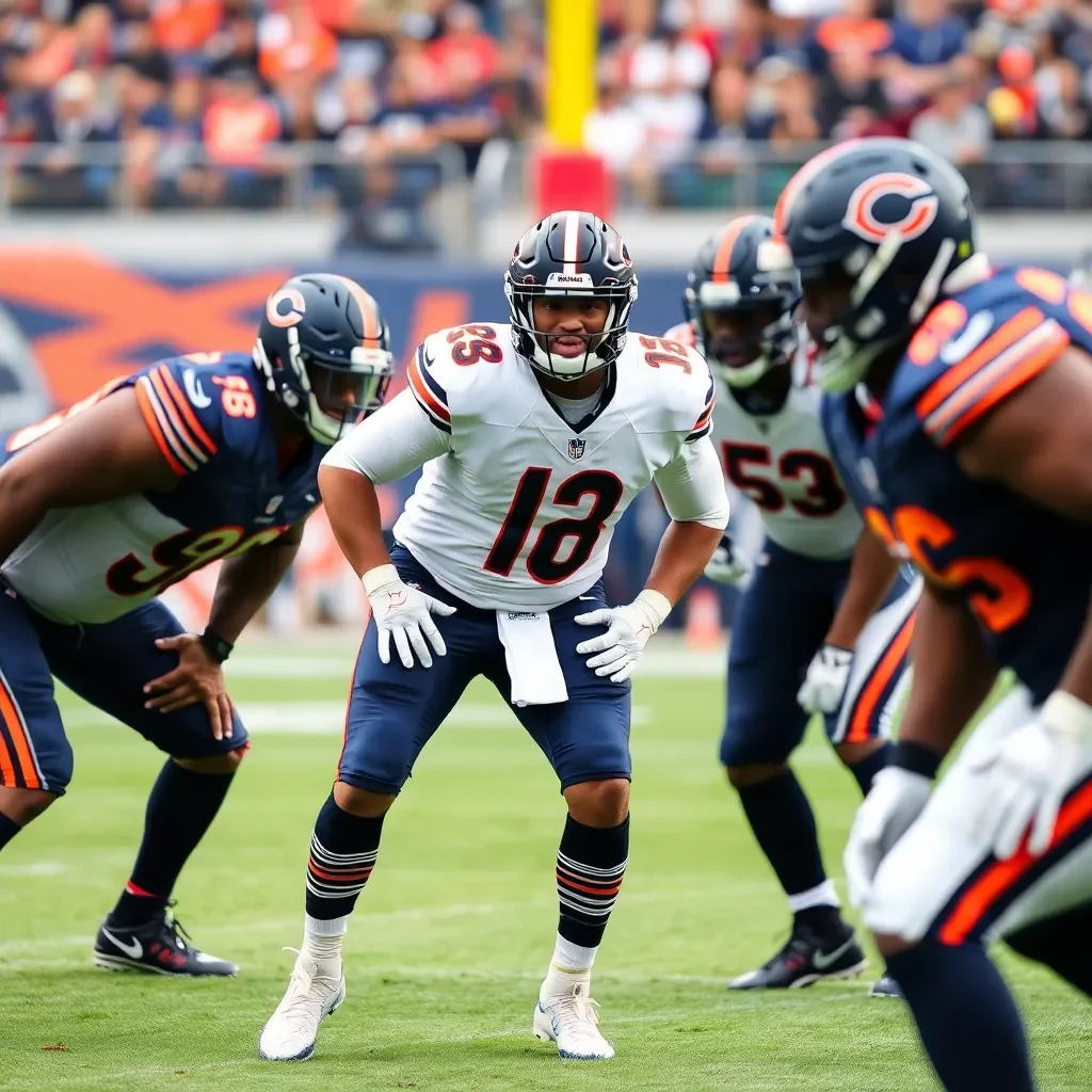 Chicago Bears' Caleb Williams Faces Pressure as Offensive Line Remains a Concern Ahead of 2025 NFL Season
