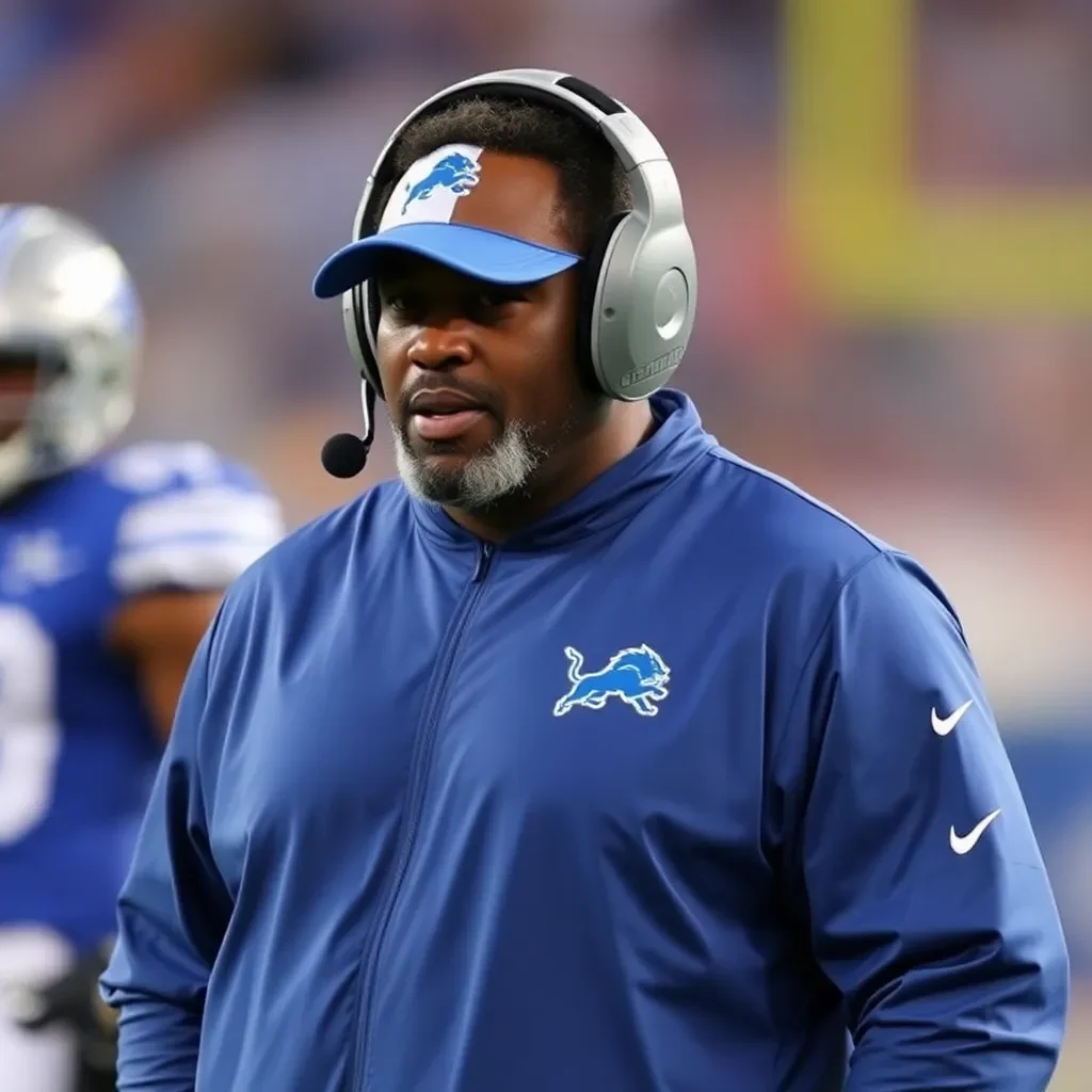 Detroit Lions Coach Confident Amid Staff Changes; Teddy Bridgewater Faces High School Coaching Suspension