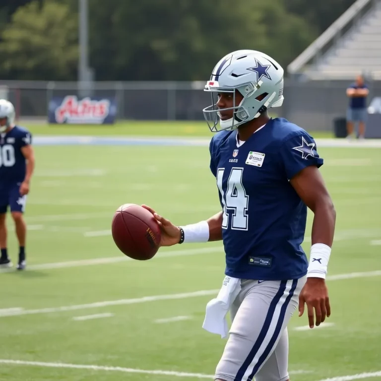 Dallas Cowboys' New QB Joe Milton Thrives in Positive Training Camp Atmosphere
