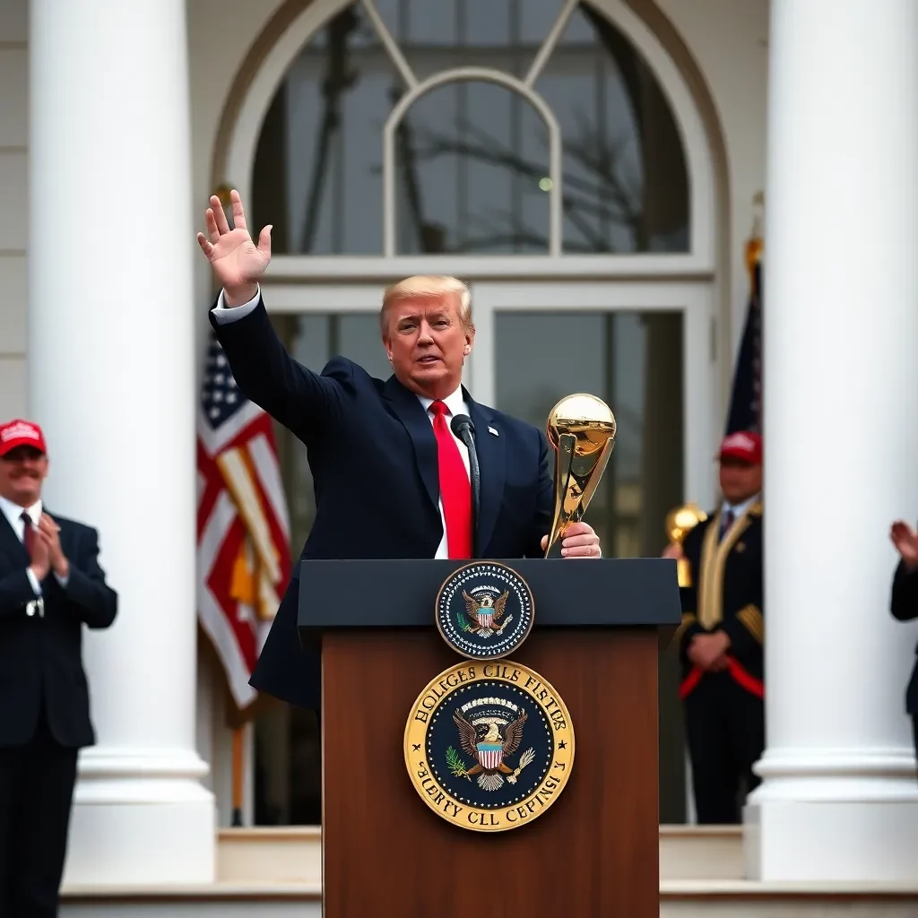 President Trump Celebrates Ohio State Buckeyes' National Championship at the White House Amidst College Sports Reform Discussions