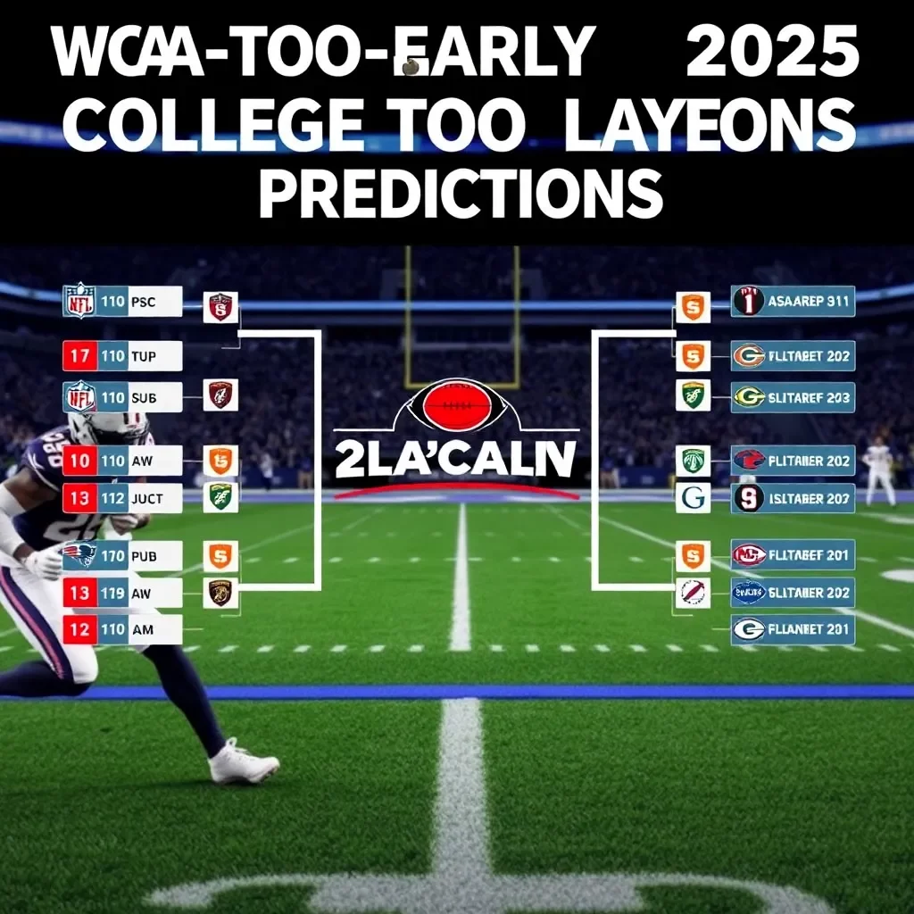NCAA Football: Way-Too-Early 2025 College Football Playoff Predictions