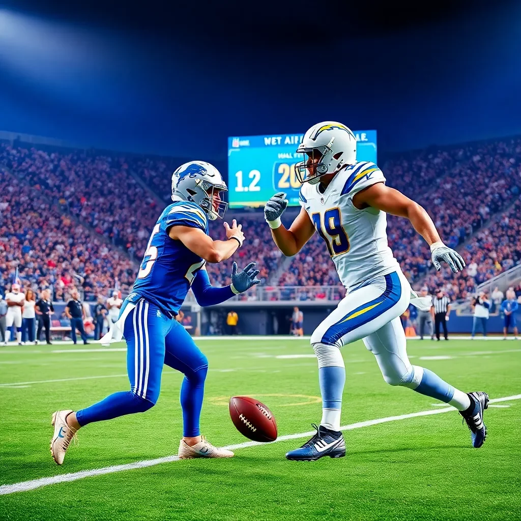 NFL Preseason 2025: Lions and Chargers Clash in Pro Football Hall of Fame Game