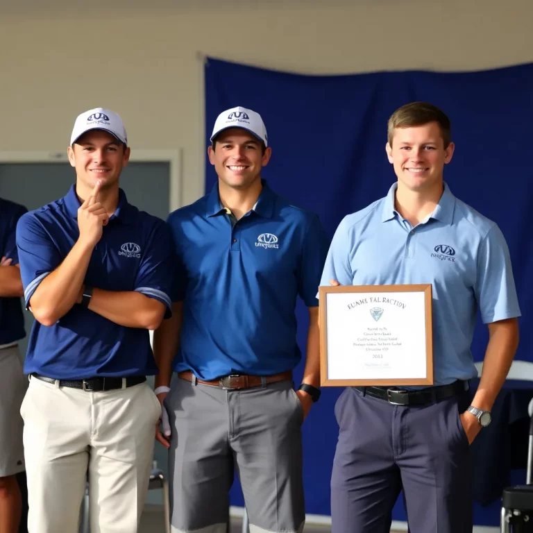 Men's Golf Team Celebrates Academic Achievement Among Top NCAA Schools