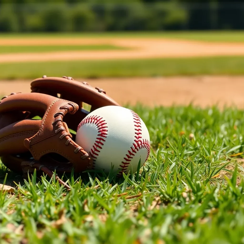Baseball field symbolizing youth sports and MLB ambitions