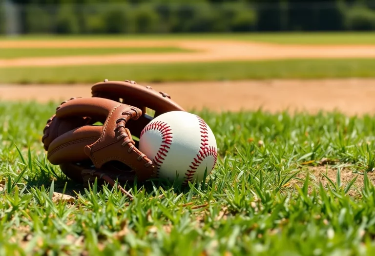 Baseball field symbolizing youth sports and MLB ambitions