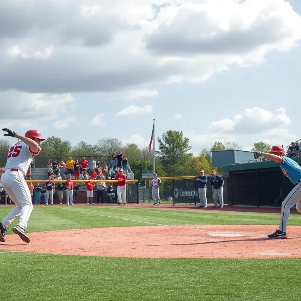 Cascade Cougars celebrating after victory in playoff game