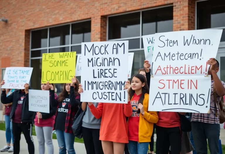 Supporters rally for an immigrant soccer player in Cincinnati