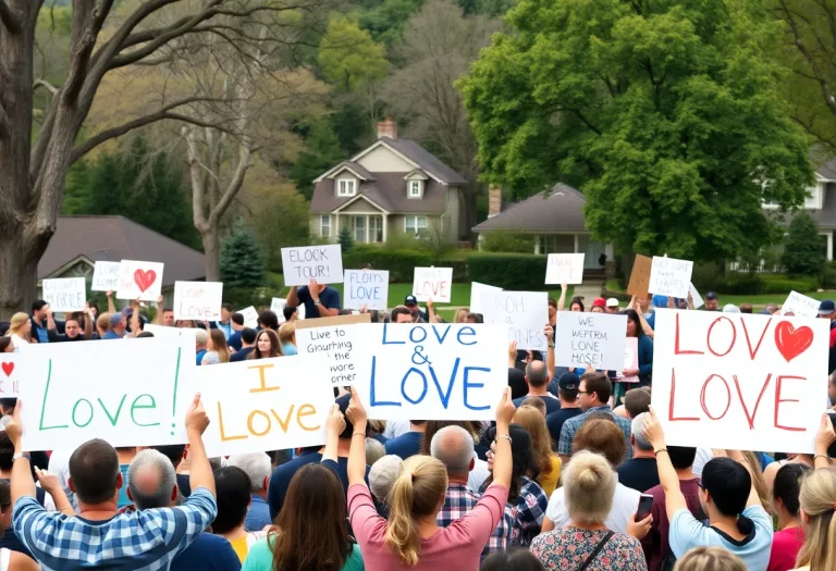 Residents gather to support Coach Montalvo in Stratford