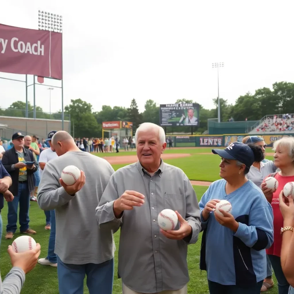 Community pays tribute to baseball coach at Delran High School