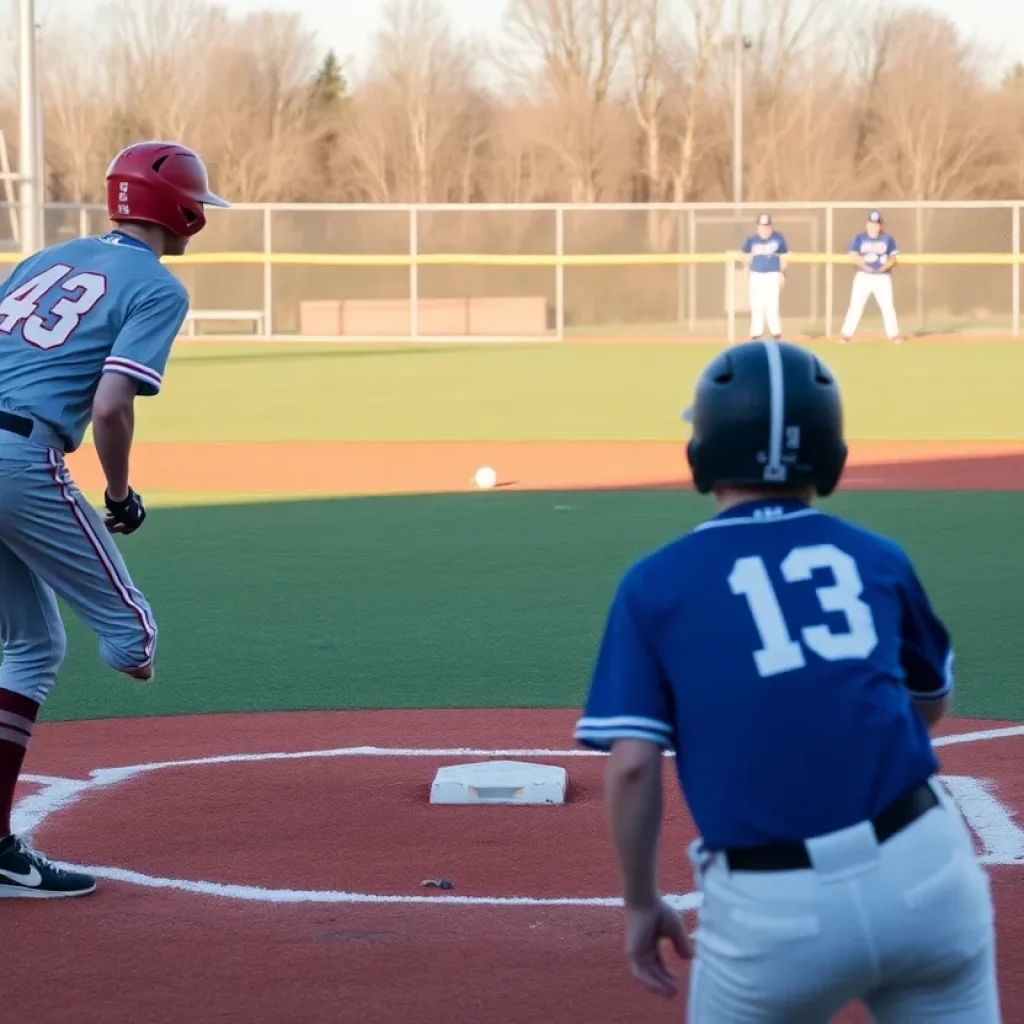 New double first base designed for high school baseball