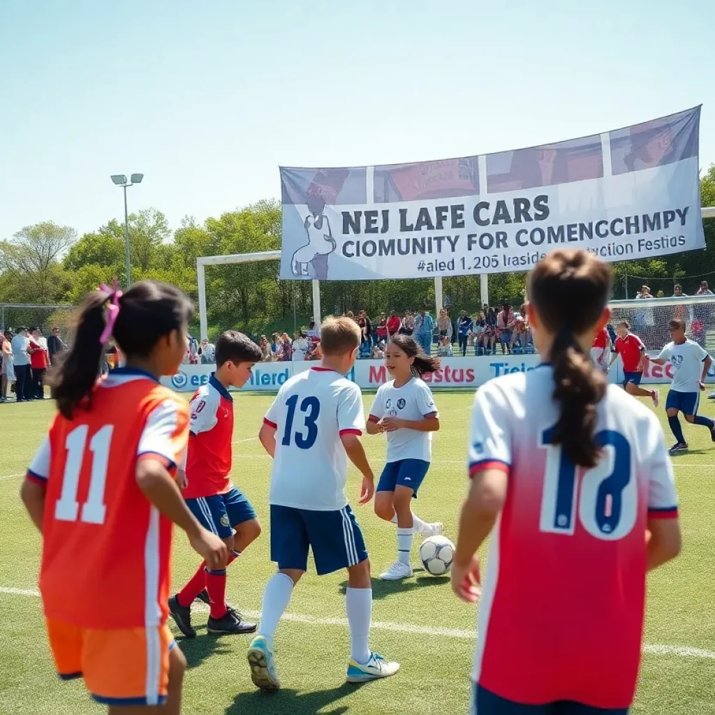 Teams competing at the Duluth Charity Soccer Jamboree