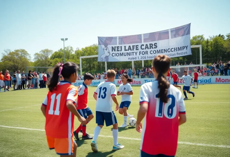 Teams competing at the Duluth Charity Soccer Jamboree