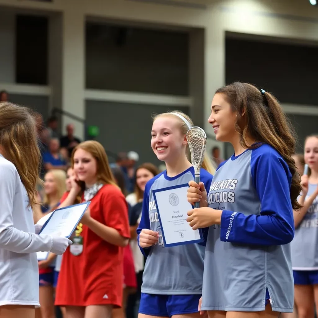Central Massachusetts girls' lacrosse athletes receiving awards