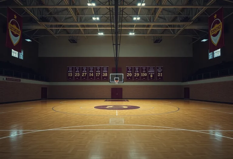 Interior view of Goodyear Millennium basketball court