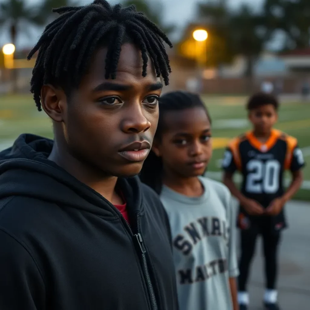 Community members gather in mourning over a youth football tragedy