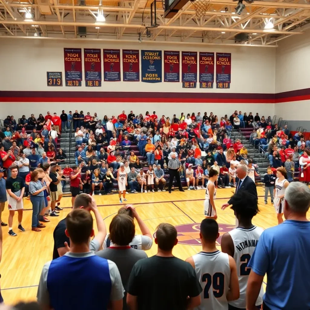Celebration at Kentucky High School Basketball Hall of Fame ceremony