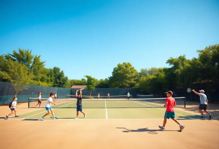 Community celebration at the Larry Nykerk Trojan Tennis Center